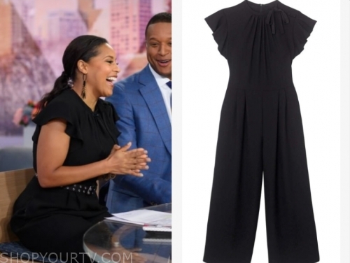 The Today Show: January 2020 Sheinelle Jones's Black Jumpsuit | Shop ...