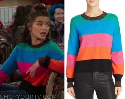 Alexa & Katie: Season 3 Episode 5 Alexa's Rainbow Trim Sweater | Shop ...