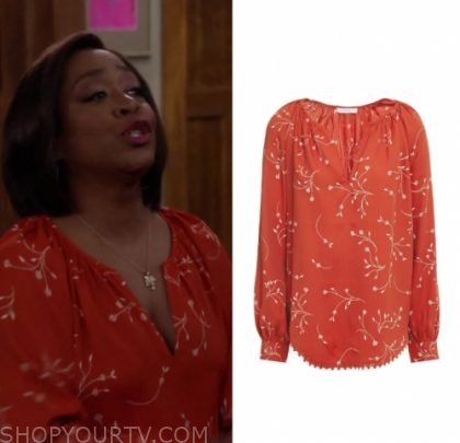 Tina (The Neighborhood) Fashion, Clothes, Style and Wardrobe worn on TV ...