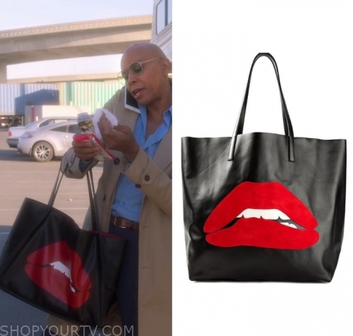 red valentino lips tote