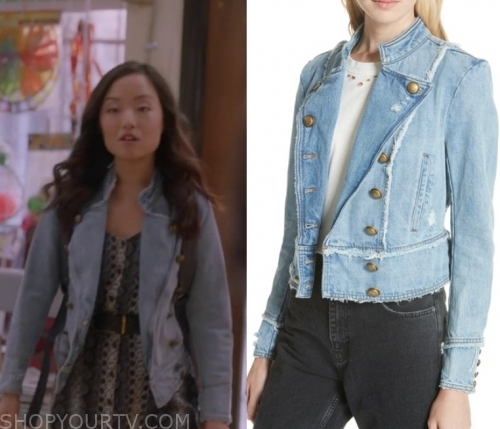 Kims Convenience: Season 4 Episode 3 Janet's Denim Jacket | Shop Your TV