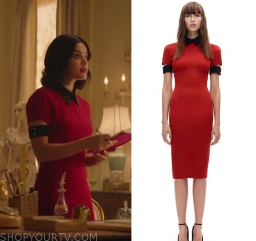 Katy Keene: Season 1 Episode 2 Katy's Red Midi Dress | Shop Your TV