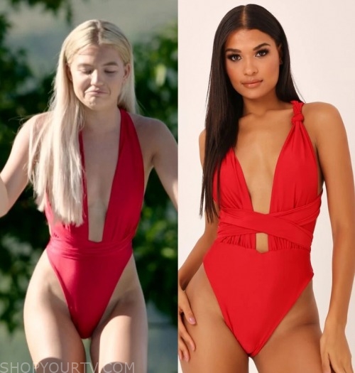 red swimsuit uk