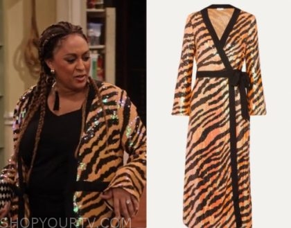 Family Reunion: Season 1 Episode 15 Cocoa's Sequin Zebra Jacket | Shop ...