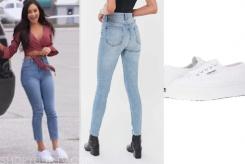 skinny jeans white sneakers