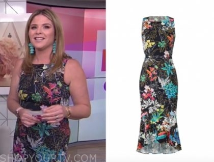 The Today Show: February 2020 Jenna Bush Hager's Black Multicolor ...