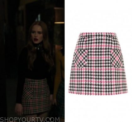 Riverdale: Season 4 Episode 16 Cheryl's Checked Mini Skirt | Shop Your TV