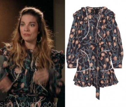 Schitts Creek Season 6 Episode 11 Alexis Floral Dress Shop Your Tv