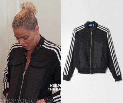 khloe kardashian adidas jacket