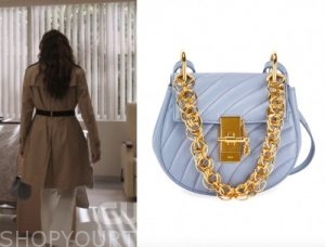 Dynasty: Season 3 Episode 15 Cristal’s Blue Purse | Shop Your TV