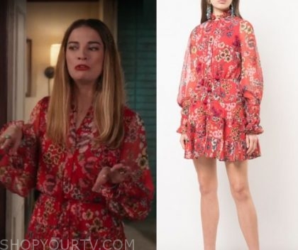 Schitts Creek: Season 6 Episode 12 Alexis' Red Dress | Shop Your TV