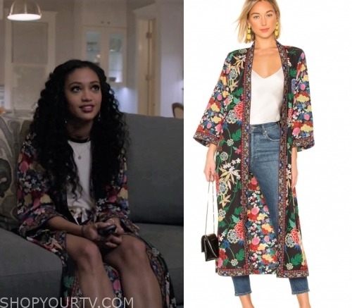 All American: Season 2 Episode 16 Olivia's Floral Kimono | Shop Your TV