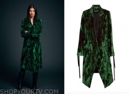 ann demeulemeester velvet coat