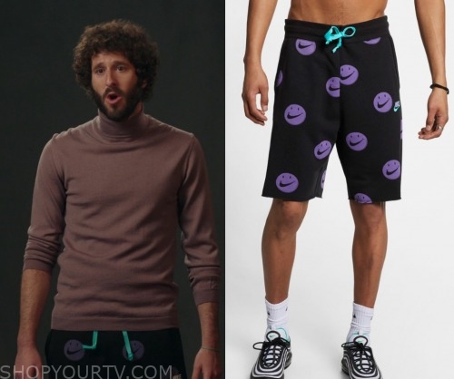 smiley face nike shorts