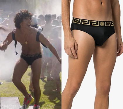 ELITE : Season 3 Episode 6 Valerio's black swimming trunks | Fashion,  Clothes, Outfits and Wardrobe on | Shop Your TV