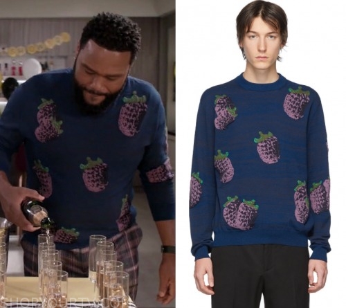 Gucci Tiger intarsia wool jumper worn by Andre 'Dre' Johnson