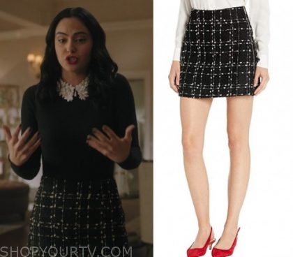 Riverdale: Season 4 Episode 14 Veronica's Tweed Mini Skirt | Fashion ...