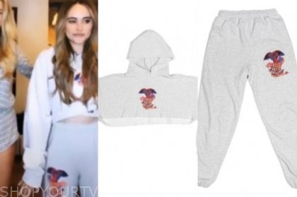 The Bachelor: Tik Tok Amanda Stanton's Cropped Hoodie and Sweatpants