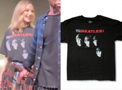 black beatles t shirt