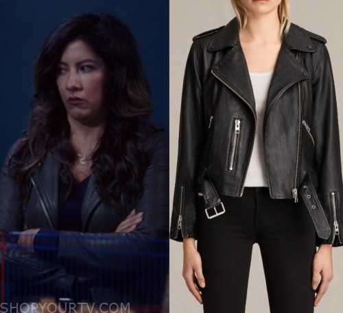 Brooklyn Nine-Nine: Season 7 Episode 6 Rosa's Black Leather Jacket ...