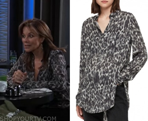 General Hospital: April 2020 Alexis' Leopard Print Shirt | Fashion ...