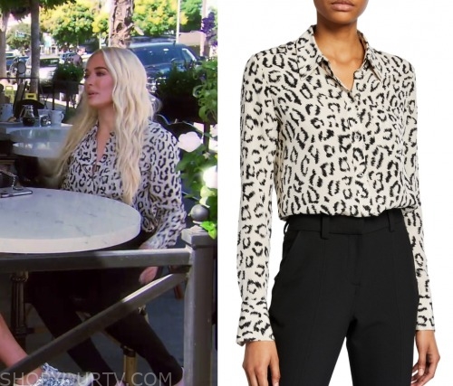 Camille Grammer's Leopard Blouse