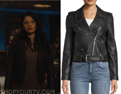 Charmed: Season 2 Episode 17 Mel's Black Leather Jacket | Fashion ...