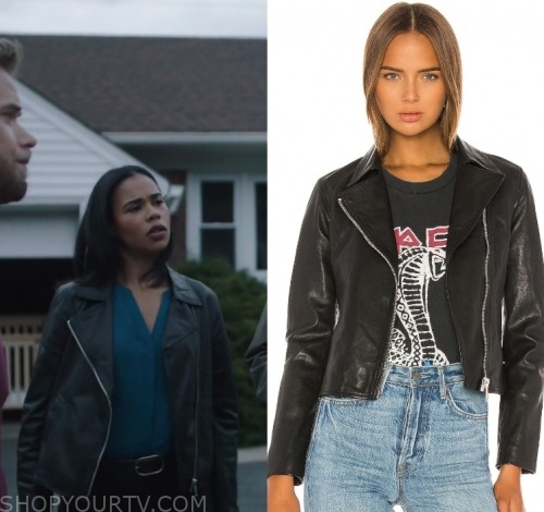 FBI - Most Wanted: Season 1 Episode 11 Sheryll's Black Leather Jacket ...