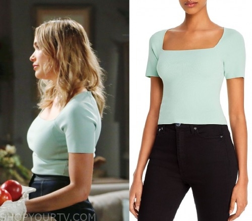 mint velvet square neck top