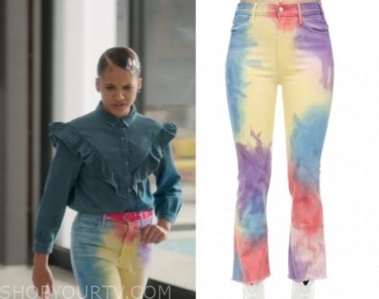 rainbow tie dye jeans