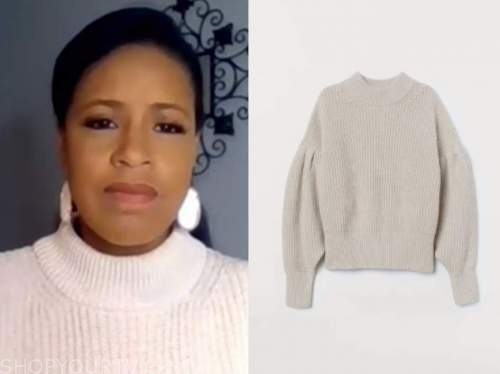 sheinelle jones, the today show, beige sweater | Fashion, Clothes ...