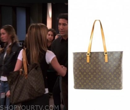 Louis Vuitton bag of Rachel Green (Jennifer Aniston) in Friends (S10E18)