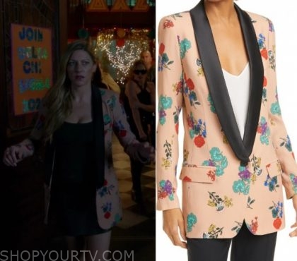 Legends of Tomorrow: Season 5 Episode 13 Ava's Floral Long Blazer ...