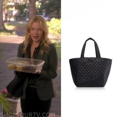 Dead To Me: Season 2 Episode 6 Jen's Quilted Tote Bag | Shop Your TV