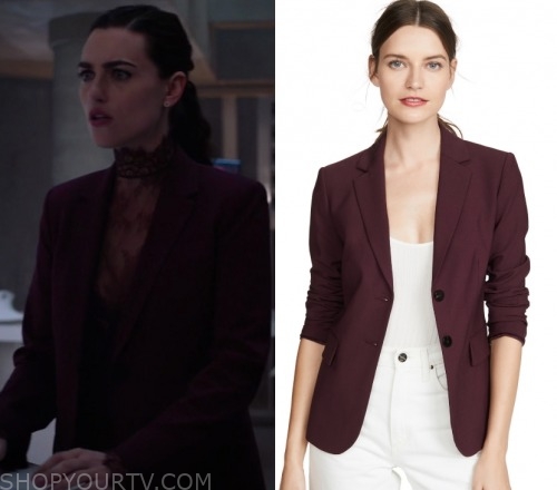 Supergirl: Season 5 Episode 17 Lena's Burgundy Blazer | Shop Your TV