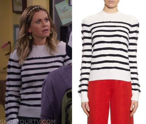 Fuller House: Season 5 Episode 14 DJ's Striped Sweater | Shop Your TV