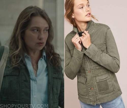 Run: Season 1 Ruby's Green Utility Jacket | Shop Your TV