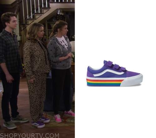 Purple rainbow hot sale platform vans