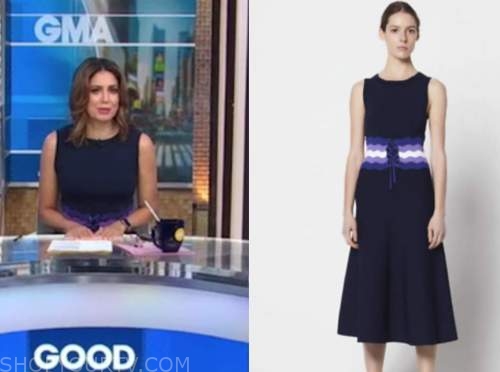 Good Morning America: June 2020 Cecilia Vega's Navy Blue and Purple ...