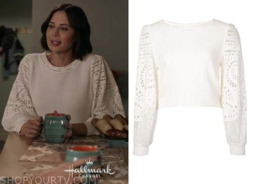 The Good Witch: Season 6 Episode 5 Cassie's White lace Cut Out Sleeve ...