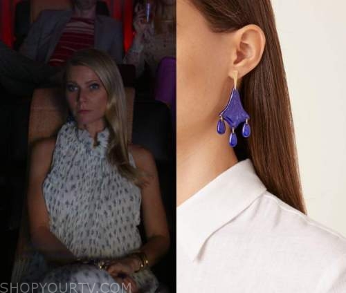 The Politician Season 2 Episode 1 Georgina s Blue Drop Earrings