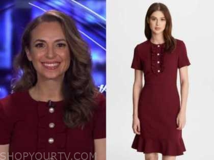 Fox and Friends: July 2020 Jedediah Bila's Burgundy Red Pearl Button ...