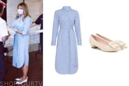 melania shirt dress