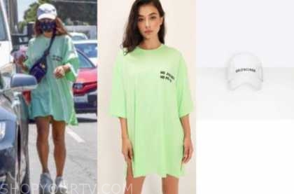 lime green shirt dress