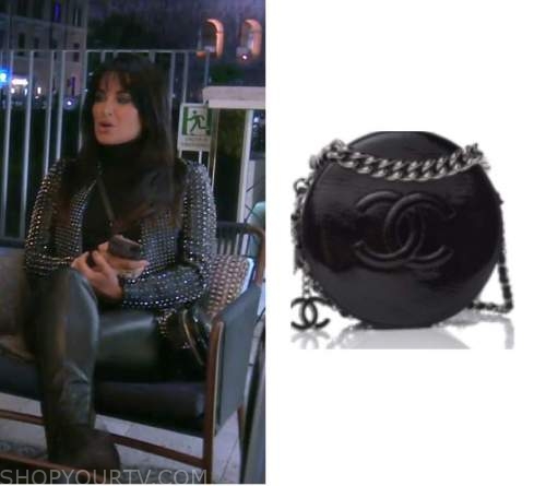 RHOBH: Season 10 Episode 13 Kyle's Black Round Chanel Bag