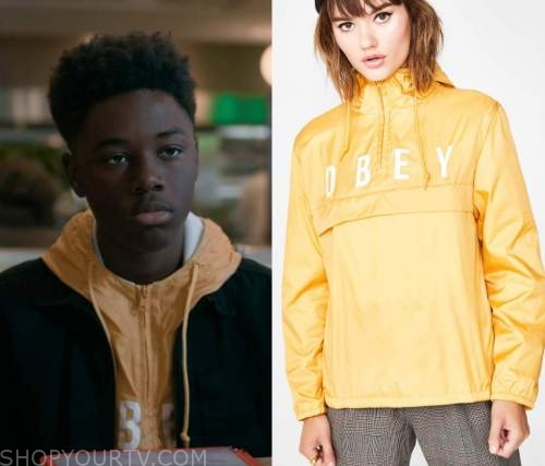 Obey anyway hotsell yellow anorak jacket