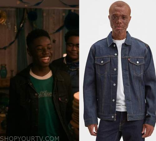 The Chi: Season 3 Episode 6 Kevin's Dark Wash Denim Jacket | Shop Your TV