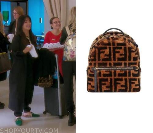 RHOBH: Season 10 Episode 12 Kyle's Brown Louis Vuitton Pouch Bag