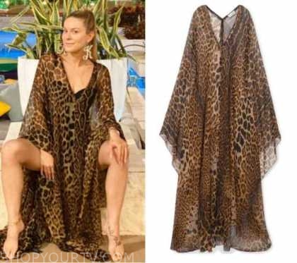 leopard caftan