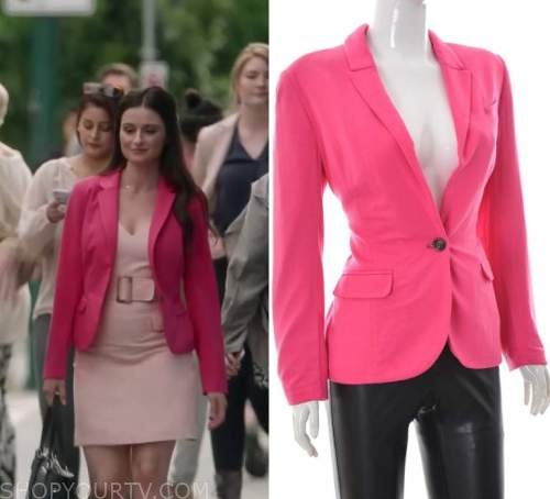 You, Me, Her: Season 5 Episode 2 Nina's Pink Blazer | Shop Your TV